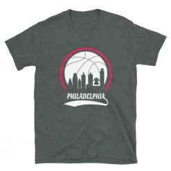 Fan Gear Nation Unisex Philadelphia 76Ers Basketball Short Sleeve Tee Shirt