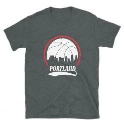 Fan Gear Nation Unisex Portland Trailblazers Basketball Short Sleeve Tee Shirt