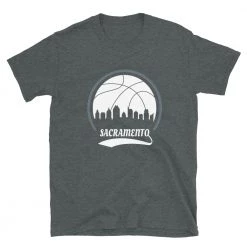 Fan Gear Nation Unisex Sacramento Kings Basketball Short Sleeve Tee Shirt