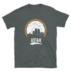 Fan Gear Nation Unisex Utah Jazz Basketball Short Sleeve Tee Shirt