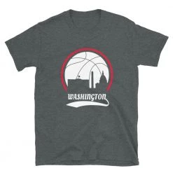 Fan Gear Nation Unisex Washington Wizards Basketball Short Sleeve Tee Shirt