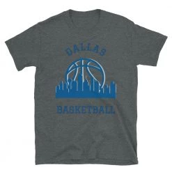 Fan Gear Nation Dallas Mavericks Basketball Short Sleeve Tee Shirt Unisex Cotton