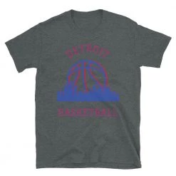 Fan Gear Nation Detroit Pistons Basketball Short Sleeve Tee Shirt Unisex Cotton