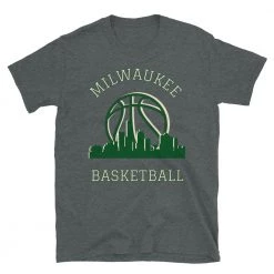 Fan Gear Nation Milwaukee Bucks Basketball Short Sleeve Tee Shirt Unisex Cotton