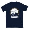 Fan Gear Nation Unisex Milwaukee Brewers Baseball Tee Shirt