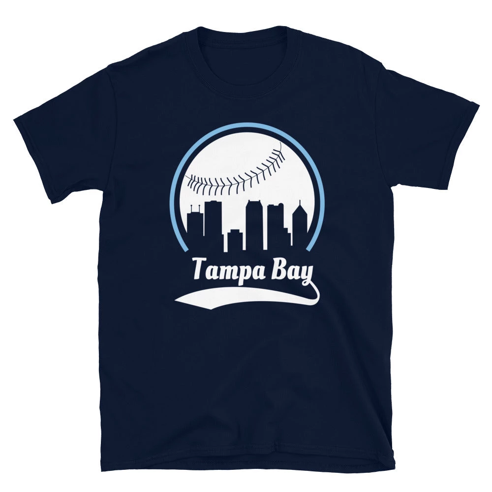 Fan Gear Nation Unisex Tampa Bay Rays Baseball Tee Shirt 3 Fan Gear Nation Unisex Tampa Bay Rays Baseball Tee Shirt