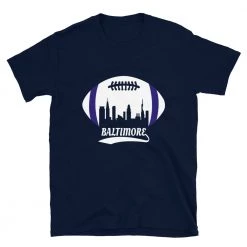 Fan Gear Nation Unisex Baltimore Ravens Football Short Sleeve Tee Shirt
