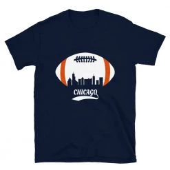 Fan Gear Nation Unisex Chicago Bears Football Short Sleeve Tee Shirt
