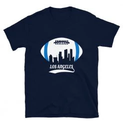 Fan Gear Nation Unisex Los Angeles Chargers Football Short Sleeve Tee Shirt
