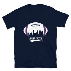 Fan Gear Nation Unisex Minnesota Vikings Football Short Sleeve Tee Shirt