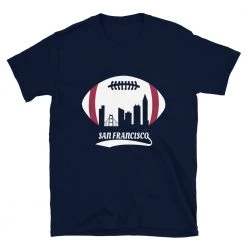 Fan Gear Nation Unisex San Francisco 49Ers Football Short Sleeve Tee Shirt