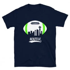 Fan Gear Nation Unisex Seattle Seahawks Football Short Sleeve Tee Shirt