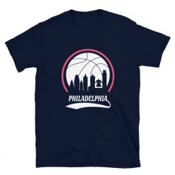Fan Gear Nation Unisex Philadelphia 76Ers Basketball Short Sleeve Tee Shirt