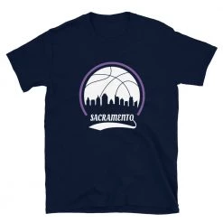 Fan Gear Nation Unisex Sacramento Kings Basketball Short Sleeve Tee Shirt