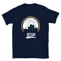 Fan Gear Nation Unisex Utah Jazz Basketball Short Sleeve Tee Shirt