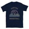 Fan Gear Nation Denver Nuggets Basketball Short Sleeve Tee Shirt Unisex Cotton