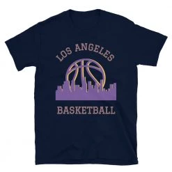 Fan Gear Nation Los Angeles Lakers Basketball Short Sleeve Tee Shirt Unisex Cotton