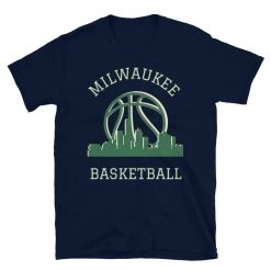 Fan Gear Nation Milwaukee Bucks Basketball Short Sleeve Tee Shirt Unisex Cotton