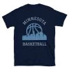Fan Gear Nation Minnesota Timberwolves Basketball Short Sleeve Tee Shirt Unisex Cotton