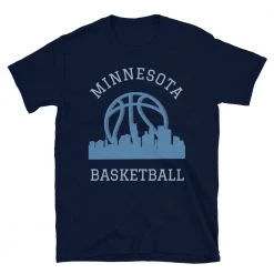 Fan Gear Nation Minnesota Timberwolves Basketball Short Sleeve Tee Shirt Unisex Cotton