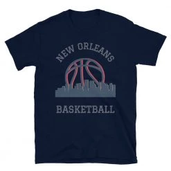 Fan Gear Nation New Orleans Pelicans Basketball Short Sleeve Tee Shirt Unisex Cotton