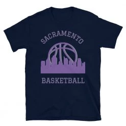 Fan Gear Nation Sacramento Kings Basketball Short Sleeve Tee Shirt Unisex Cotton