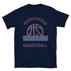 Fan Gear Nation Washington Wizards Basketball Short Sleeve Tee Shirt Unisex Cotton