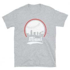 Fan Gear Nation Unisex Miami Marlins Baseball Tee Shirt