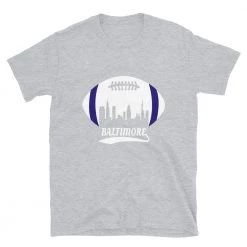 Fan Gear Nation Unisex Baltimore Ravens Football Short Sleeve Tee Shirt