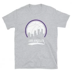 Fan Gear Nation Unisex Los Angeles Lakers Basketball Short Sleeve Tee Shirt