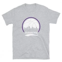 Fan Gear Nation Unisex Sacramento Kings Basketball Short Sleeve Tee Shirt