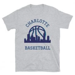 Fan Gear Nation Charlotte Hornets Basketball Short Sleeve Tee Shirt Unisex Cotton