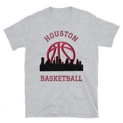 Fan Gear Nation Houston Rockets Basketball Short Sleeve Tee Shirt Unisex Cotton