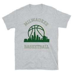 Fan Gear Nation Milwaukee Bucks Basketball Short Sleeve Tee Shirt Unisex Cotton