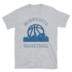 Fan Gear Nation Minnesota Timberwolves Basketball Short Sleeve Tee Shirt Unisex Cotton