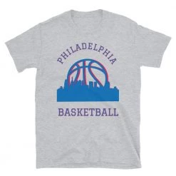 Fan Gear Nation Philadelphia 76ers Basketball Short Sleeve Tee Shirt Unisex Cotton