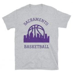 Fan Gear Nation Sacramento Kings Basketball Short Sleeve Tee Shirt Unisex Cotton