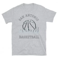Fan Gear Nation San Antonio Spurs Basketball Short Sleeve Tee Shirt Unisex Cotton