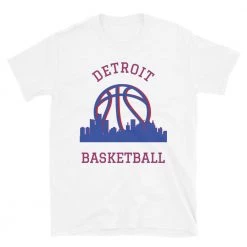 Fan Gear Nation Detroit Pistons Basketball Short Sleeve Tee Shirt Unisex Cotton