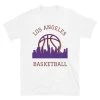 Fan Gear Nation Los Angeles Lakers Basketball Short Sleeve Tee Shirt Unisex Cotton