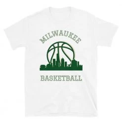 Fan Gear Nation Milwaukee Bucks Basketball Short Sleeve Tee Shirt Unisex Cotton