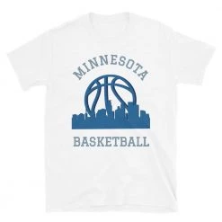 Fan Gear Nation Minnesota Timberwolves Basketball Short Sleeve Tee Shirt Unisex Cotton