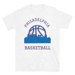 Fan Gear Nation Philadelphia 76ers Basketball Short Sleeve Tee Shirt Unisex Cotton