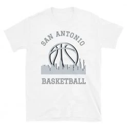 Fan Gear Nation San Antonio Spurs Basketball Short Sleeve Tee Shirt Unisex Cotton