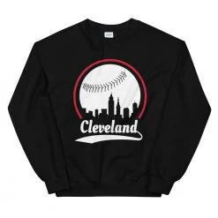 Fan Gear Nation Unisex Cleveland Indians Baseball Crewneck Sweatshirt
