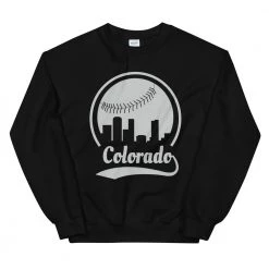 Fan Gear Nation Unisex Colorado Rockies Baseball Crewneck Sweatshirt