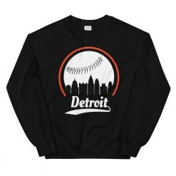 Fan Gear Nation Unisex Detroit Tigers Baseball Crewneck Sweatshirt