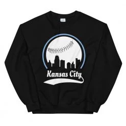 Fan Gear Nation Unisex Kansas City Royals Baseball Crewneck Sweatshirt