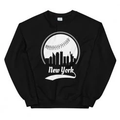 Fan Gear Nation Unisex New York Yankees Baseball Crewneck Sweatshirt