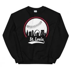 Fan Gear Nation Unisex St. Louis Cardinals Baseball Crewneck Sweatshirt